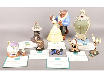 Eight boxed Beauty and the Beast Classic