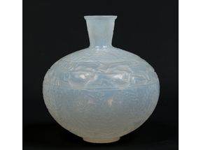Rene Lalique Lievres vase.
