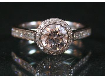 A Tiffany & Co diamond ring.