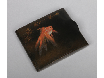 A Japanese Showa period lacquered papier