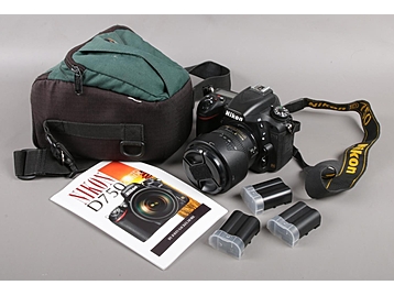 A Nikon D750 camera with Nikkor AF-S 24-