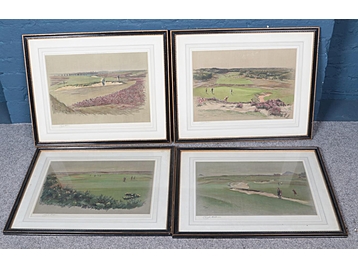 Four framed original Cecil Aldin (1870-1
