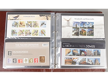 An album of Royal Mail first day covers.