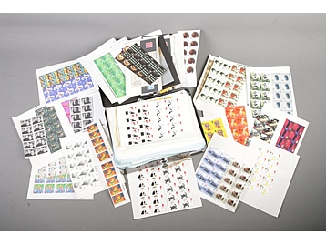 A large collection of unfranked stamp sh