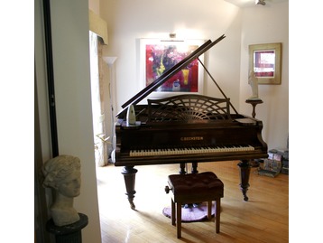 A Bechstein grand piano.