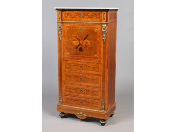 A 19th century French style mahogany and