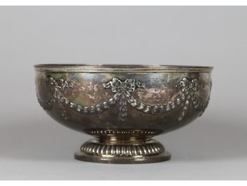 A George III silver bowl by Paul Storr.