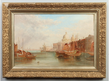 Alfred Pollentine (1836-1890) gilt frame